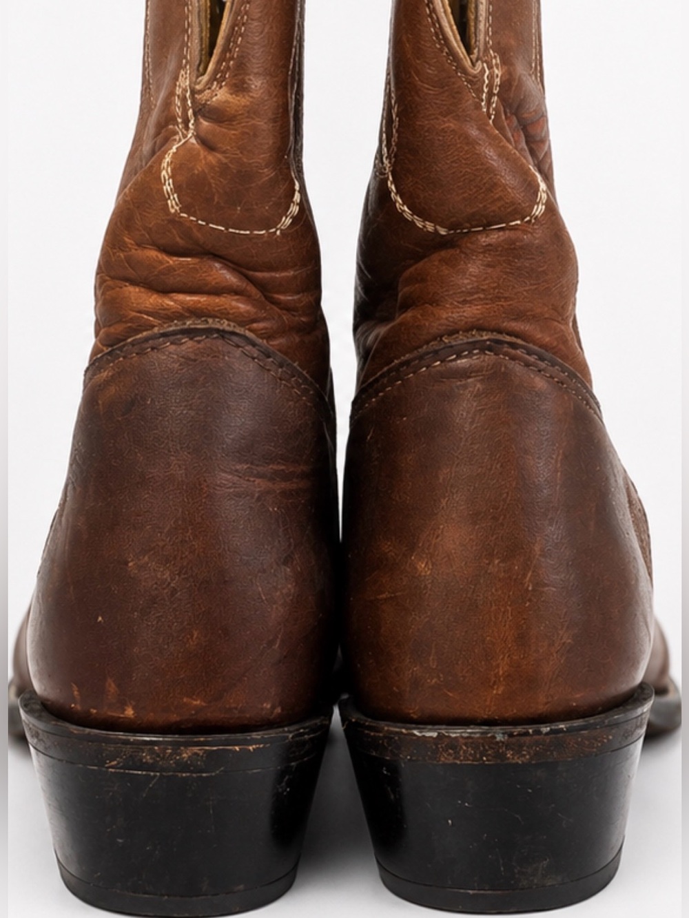 Women’s western cowgirl Boots size 10M - Double H two tone leather - Picture 4 of 11